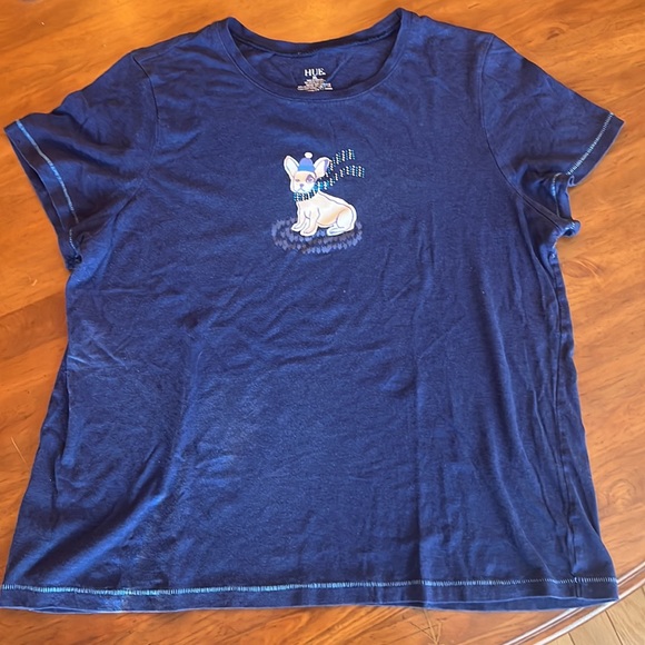 Hue brand pajama set with shirt and pants. Women’s XL. Gently used. - Picture 2 of 5